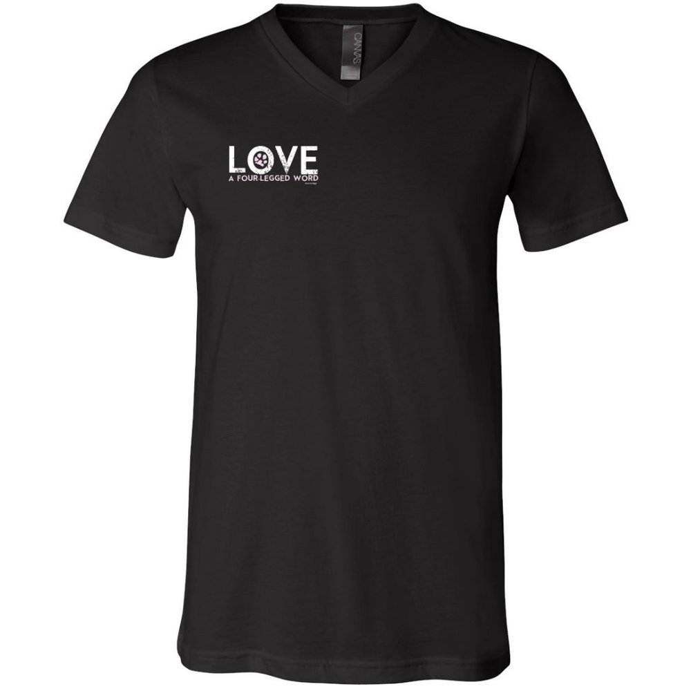 Love is a 4 -Legged Word-V Neck-